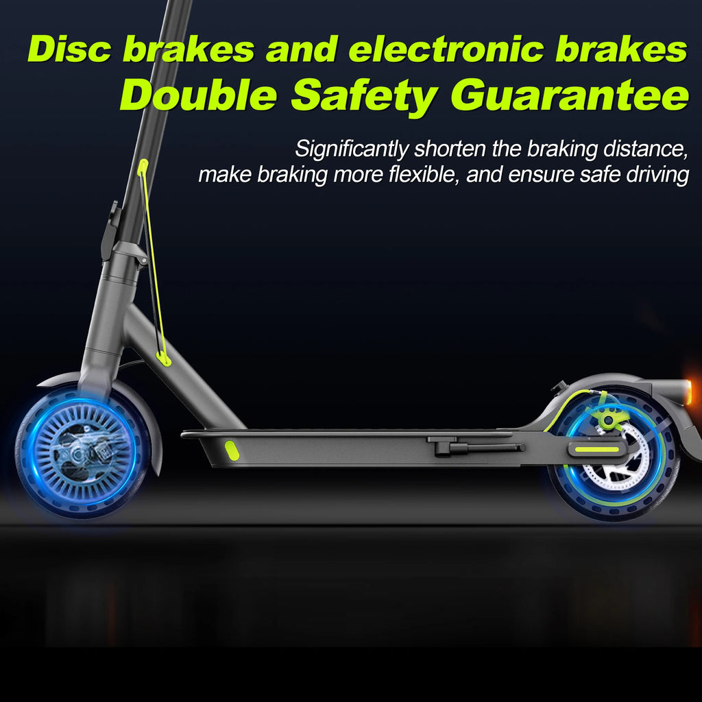 TODIMART S3 350W Portable Electric Scooter for Adults Fast Commuter e scooter with APP 36V 7.8Ah APP 25km/h 8.5'' Solid Tires