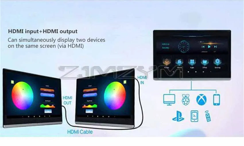 Headrest TV 13.3" — Android 11, Touchscreen