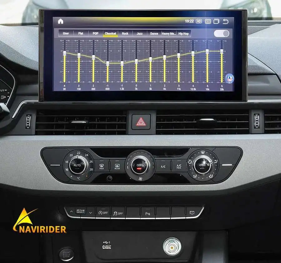 Audi A4/A5 12.3" — Android 13, QLED, CarPlay