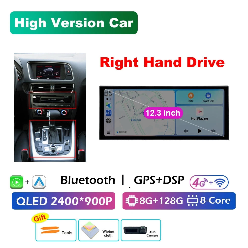 Audi A4 B8/A5 — RHD CarPlay, DSP, WiFi