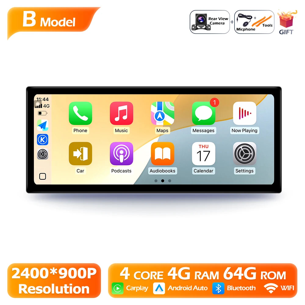 12.3" Android Radio — Mazda 3, QLED GPS