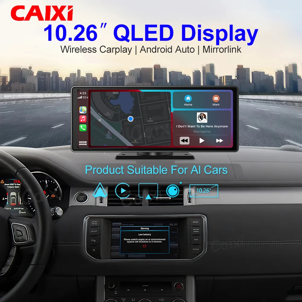 Universal CarPlay Screen — Wireless, Android Auto