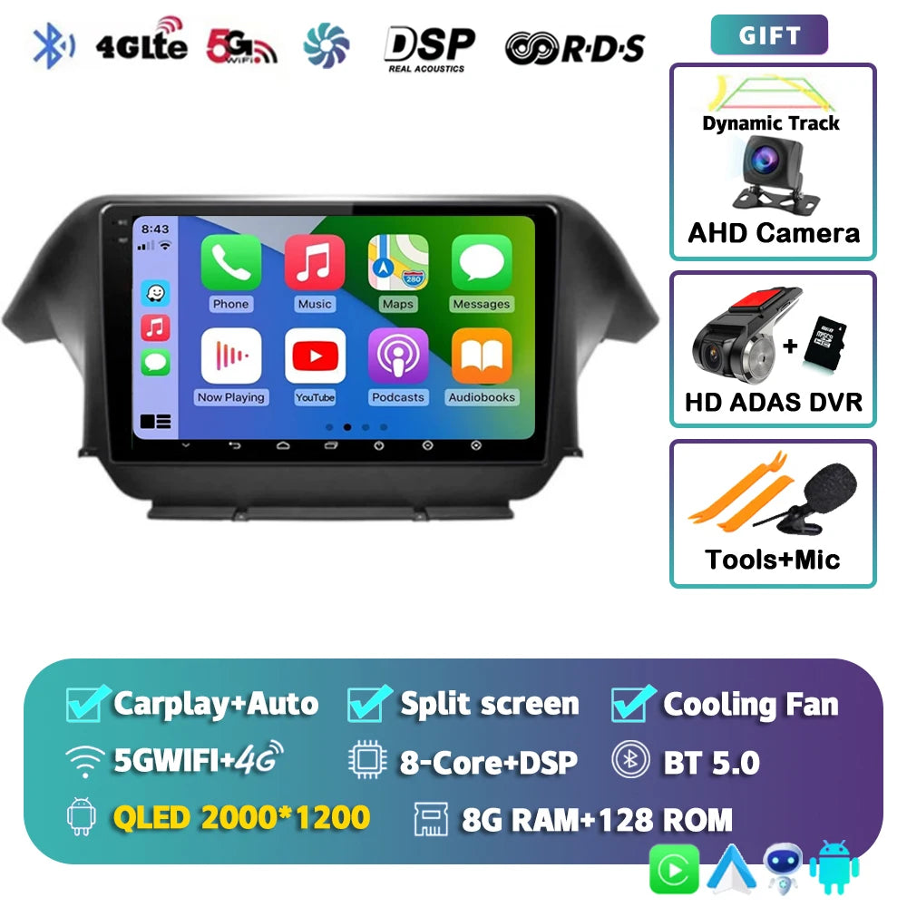 Honda Odyssey Android 15 — DSP, CarPlay, 4G