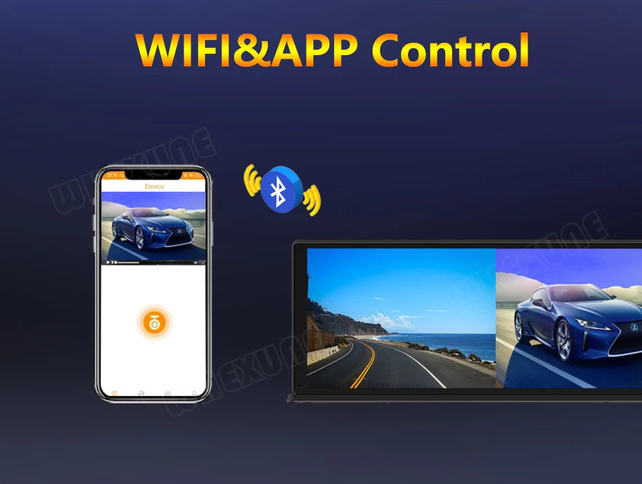 11.3" 4K Dashcam — CarPlay, Voice Control