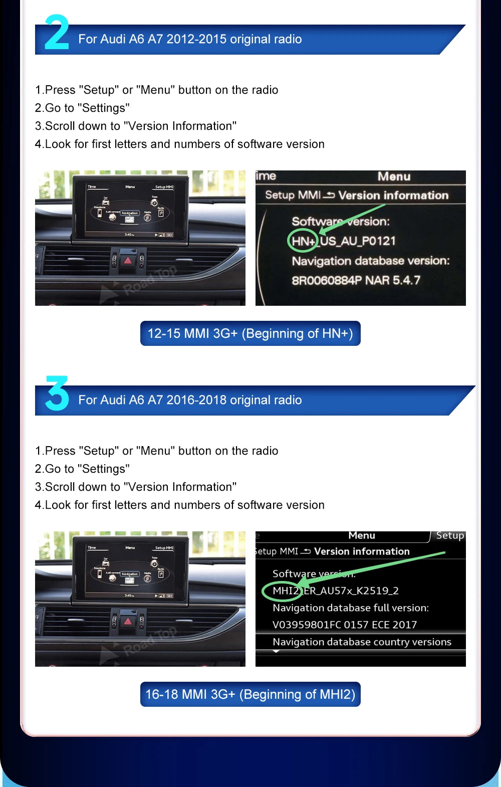 Audi A6/A7 — Wireless CarPlay, AirPlay, MirrorLink