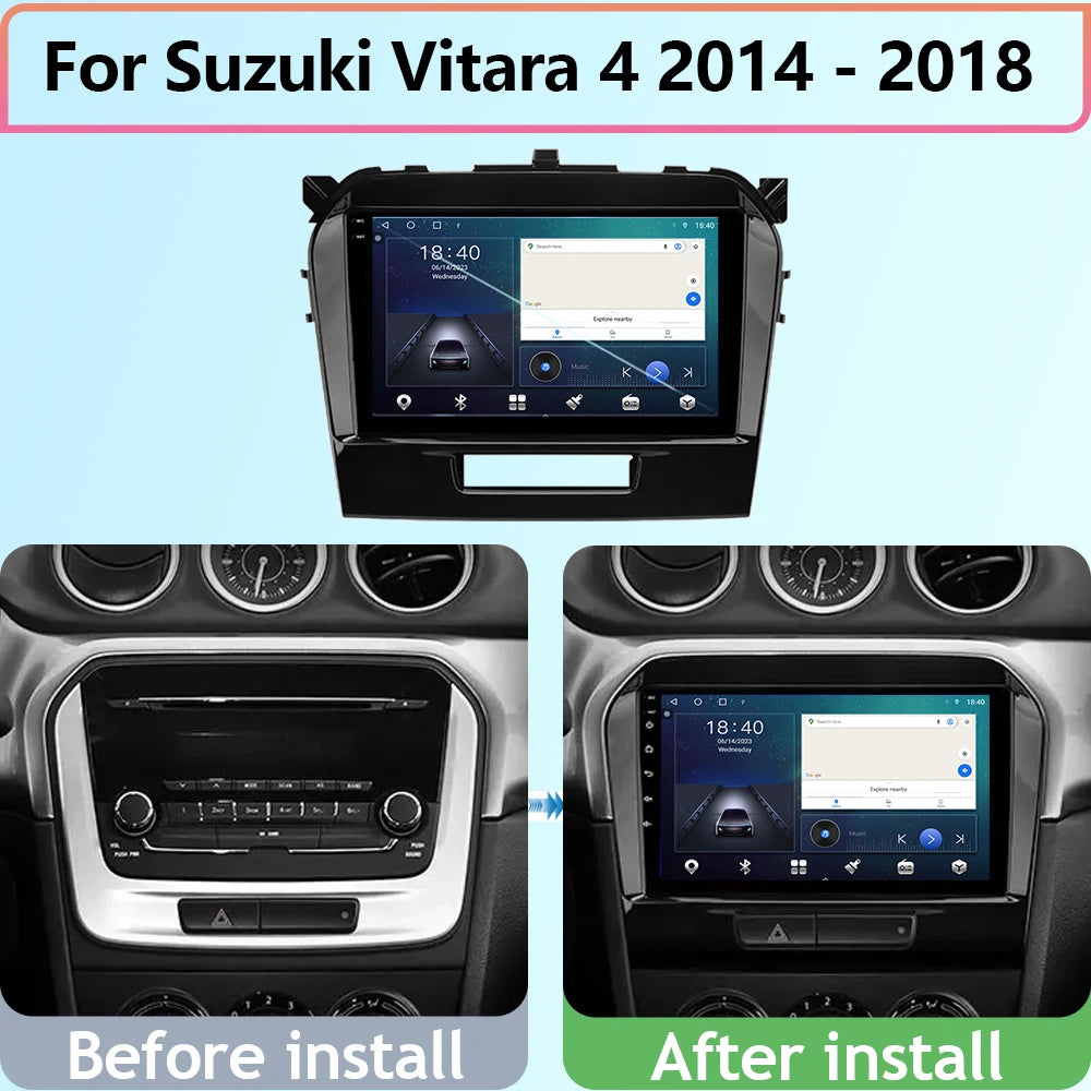 Suzuki Vitara — Android Car Radio, GPS, CarPlay