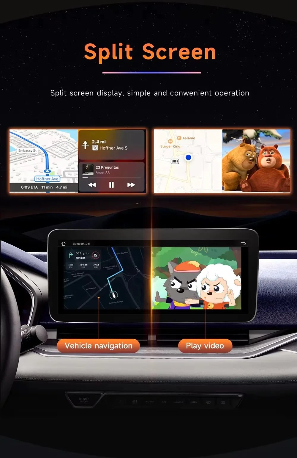 Ford Fiesta 12.3" — Android 15, QLED, 4G
