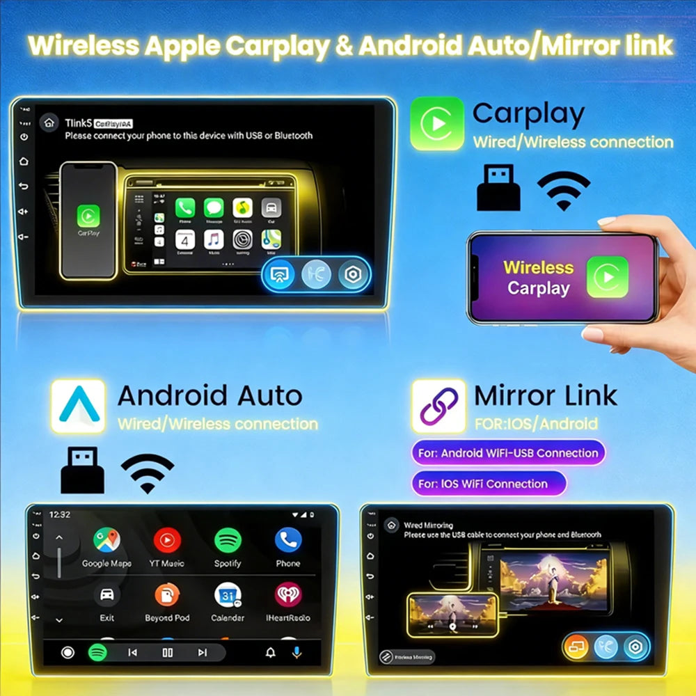 VW Tiguan Android 17 — 4G DSP, CarPlay