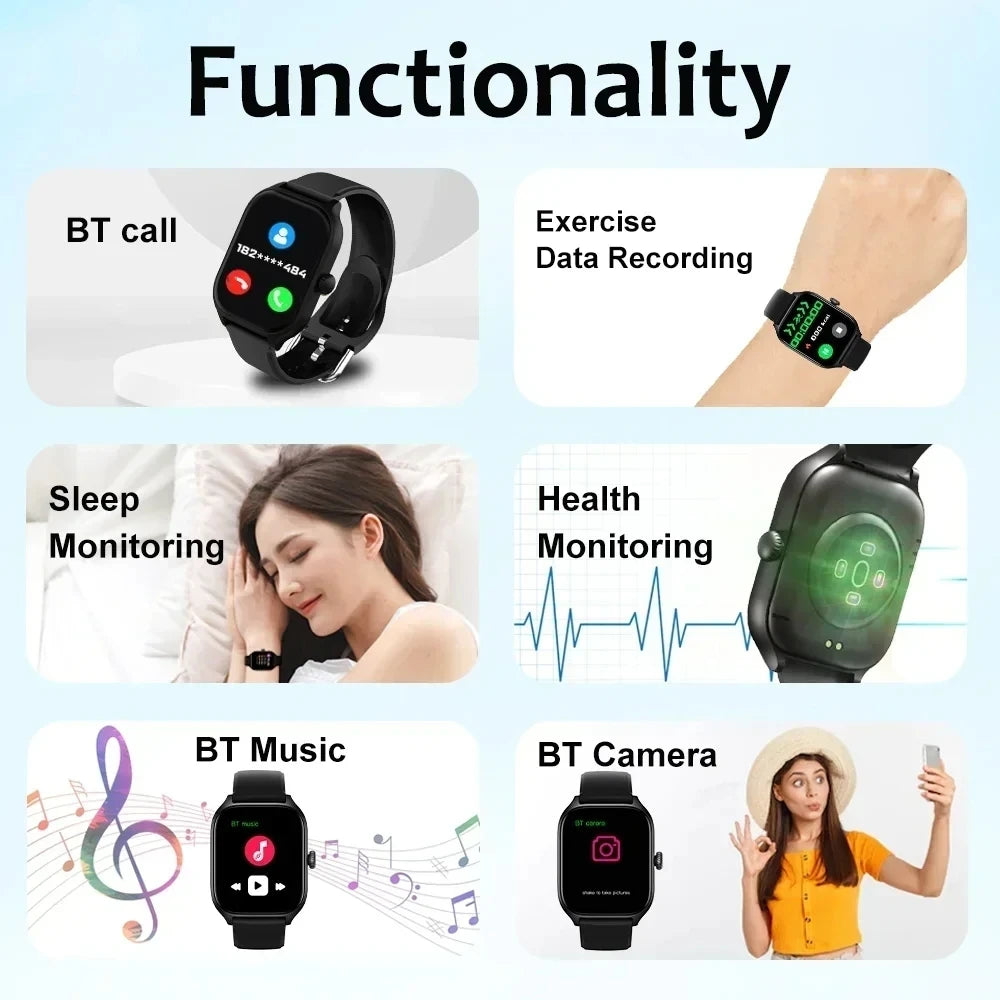 2026 Smartwatch — Bluetooth Calling, Fitness Tracking