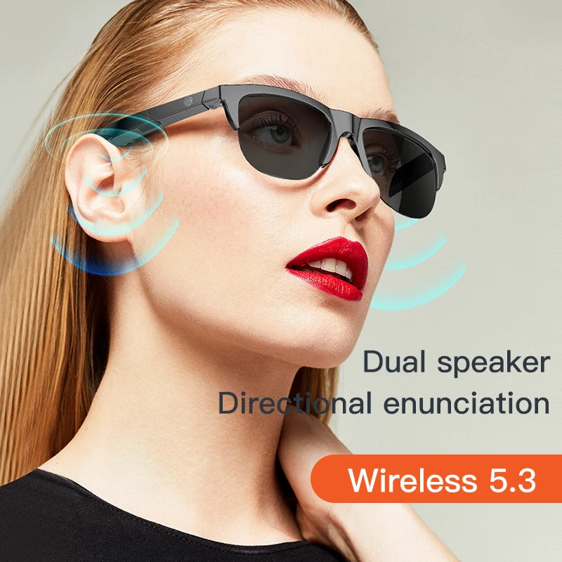 Smart Bluetooth Sunglasses — HiFi Audio, UV Protection