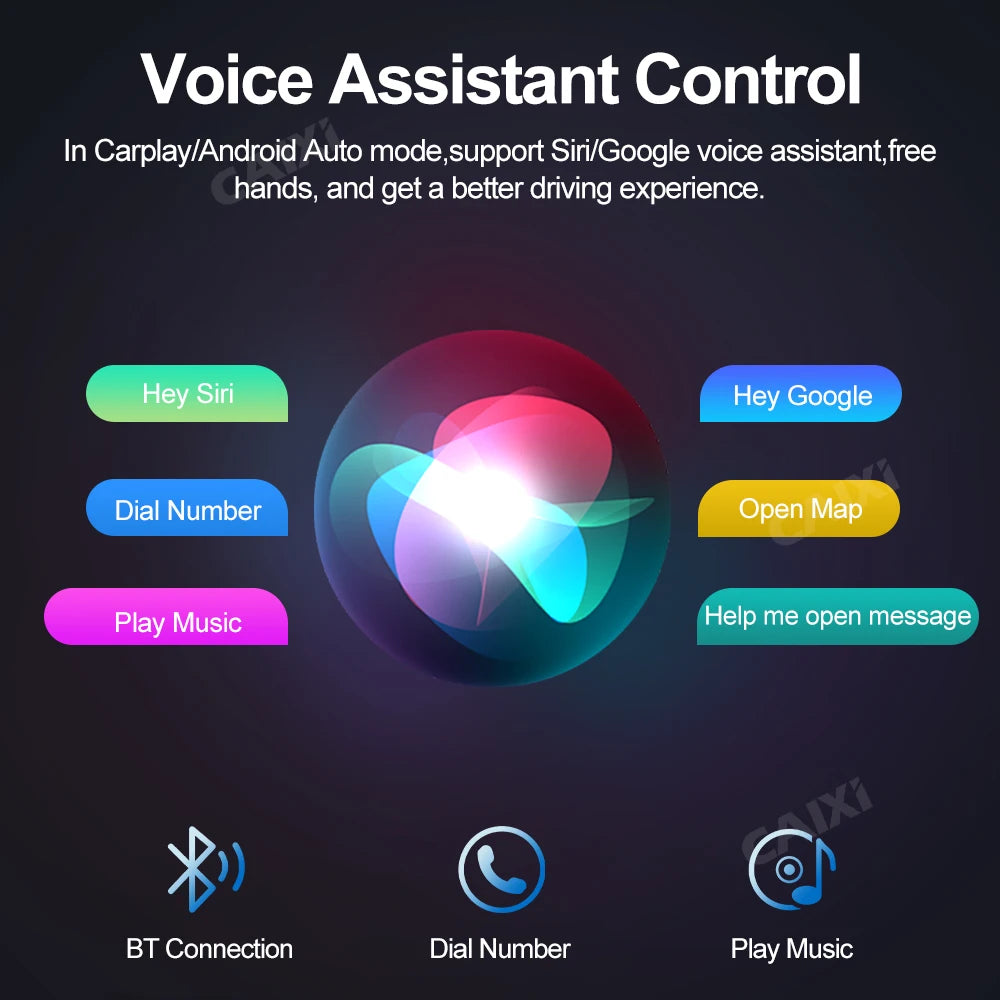 Universal CarPlay Screen — Wireless, Android Auto