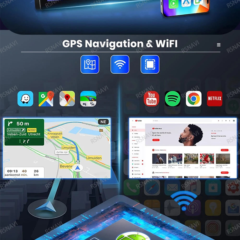 Nissan Navara D40 — Android 15, GPS, DSP