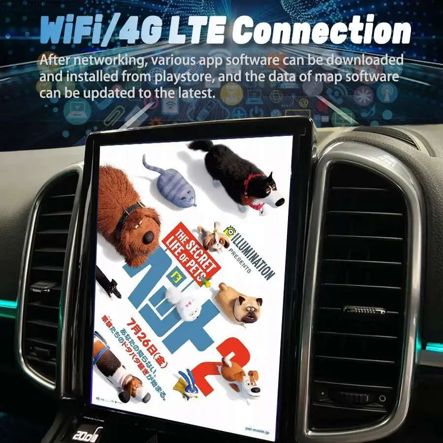 Android Autoradio — Porsche Cayenne 2010-2017, GPS, CarPlay, Multimedia DVD-Player