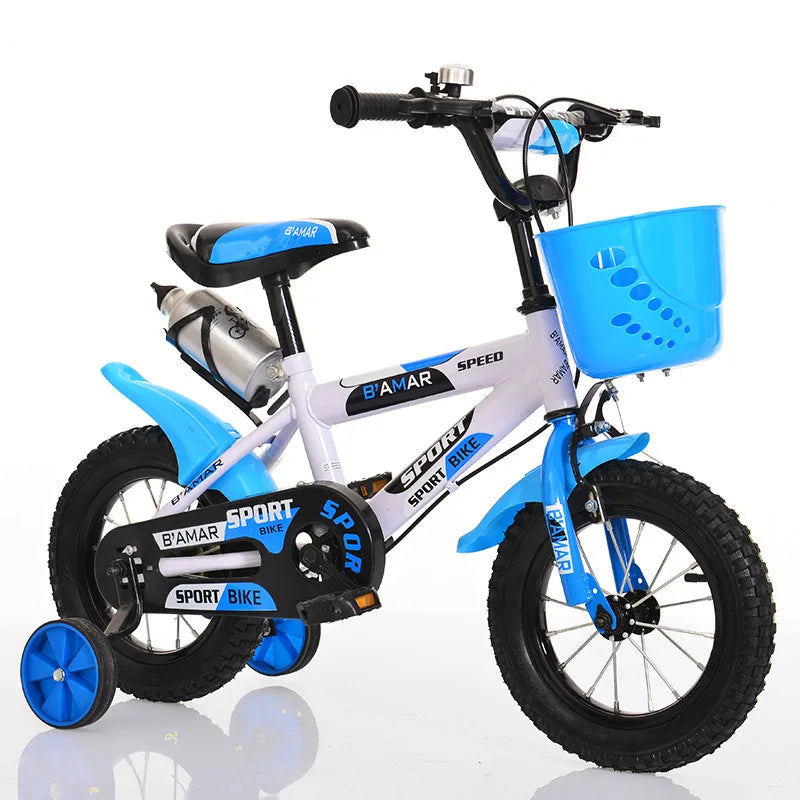 Children Bike Boys Girls Toddler Bicycle Adjustable Height Kid Bicycle with Detachable Basket for 2-7 Years Old Multiple sizes — available at Teckeleck