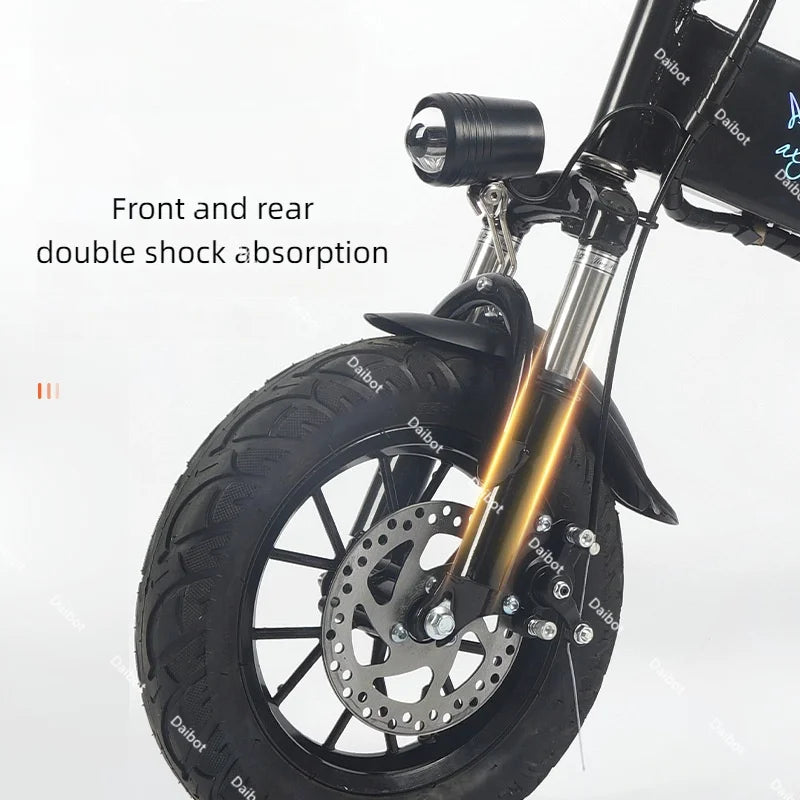 Foldable Mini Electric Tricycle For Woman with toddler seat 500W 36V lightweight Three Wheels Electric Scooter For Adults Basket