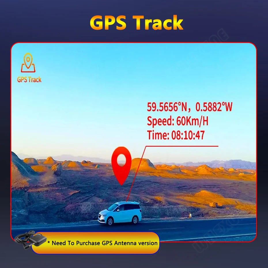 11.3" 4K Dashcam — CarPlay, Voice Control
