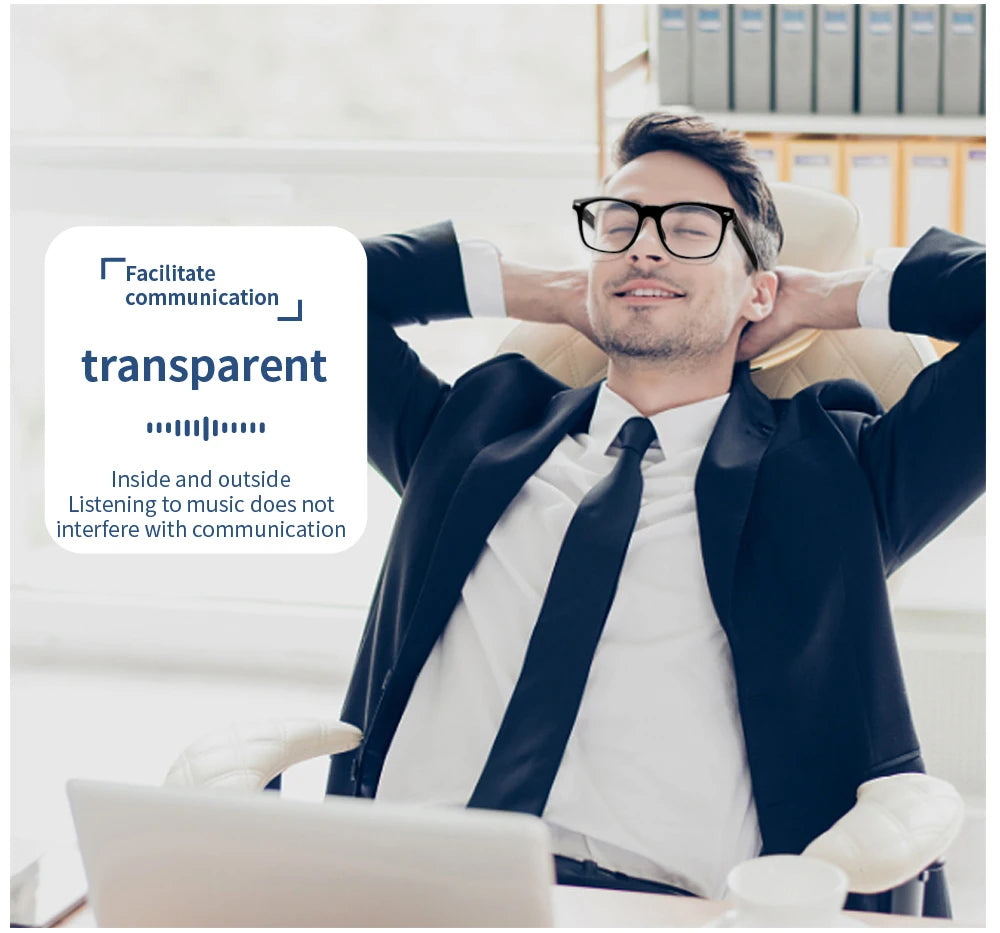 SENBONO E13 Smart Glasses — Blaulichtfilter, polarisiert, integriertes Mikrofon und Lautsprecher