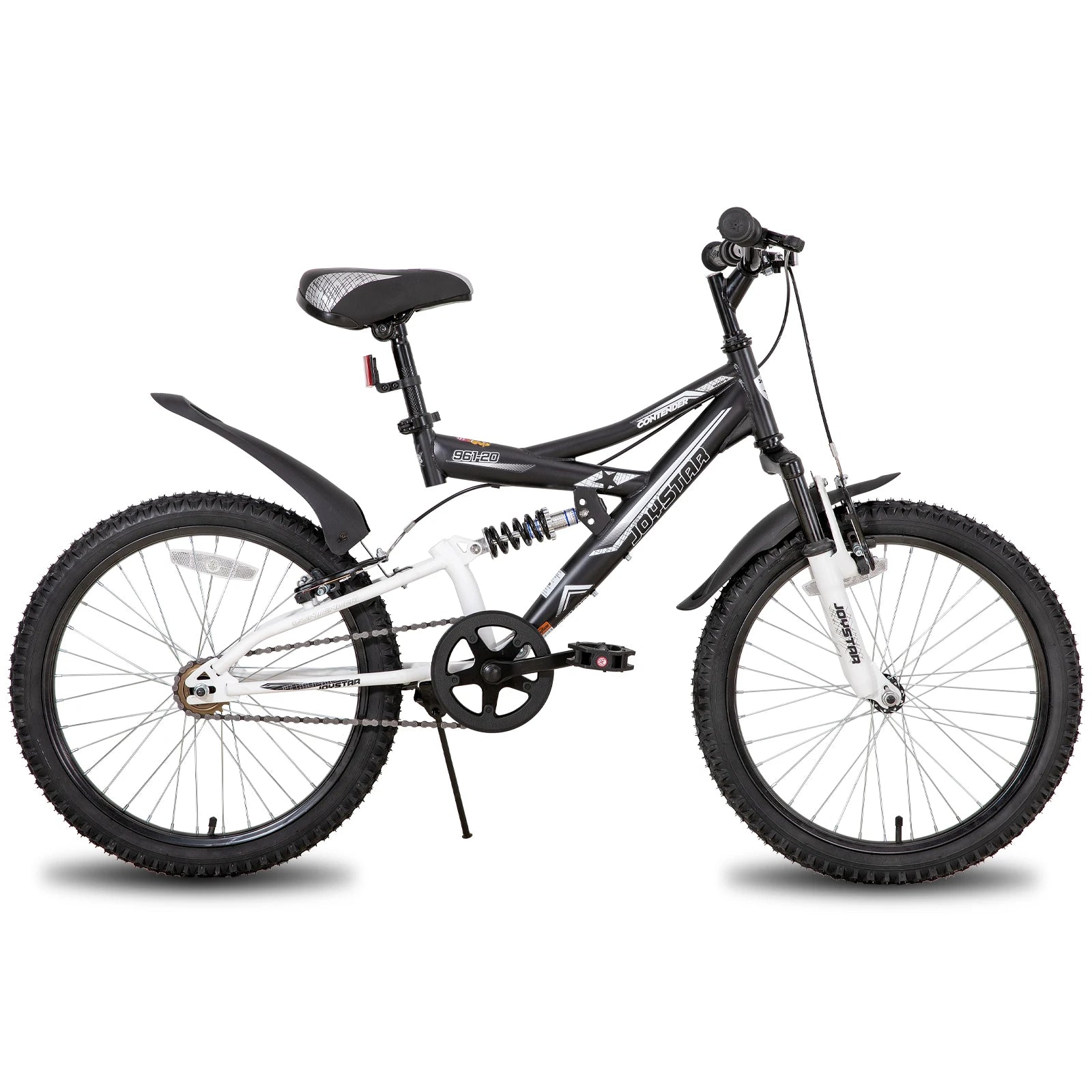 JOYSTAR 20 Inch Kids' Bike for Boys Girls Age 7-13 Years Old, Dual-Suspension Kids Mountain Bike with Dual Handbrake & Kickstand — available at Teckeleck