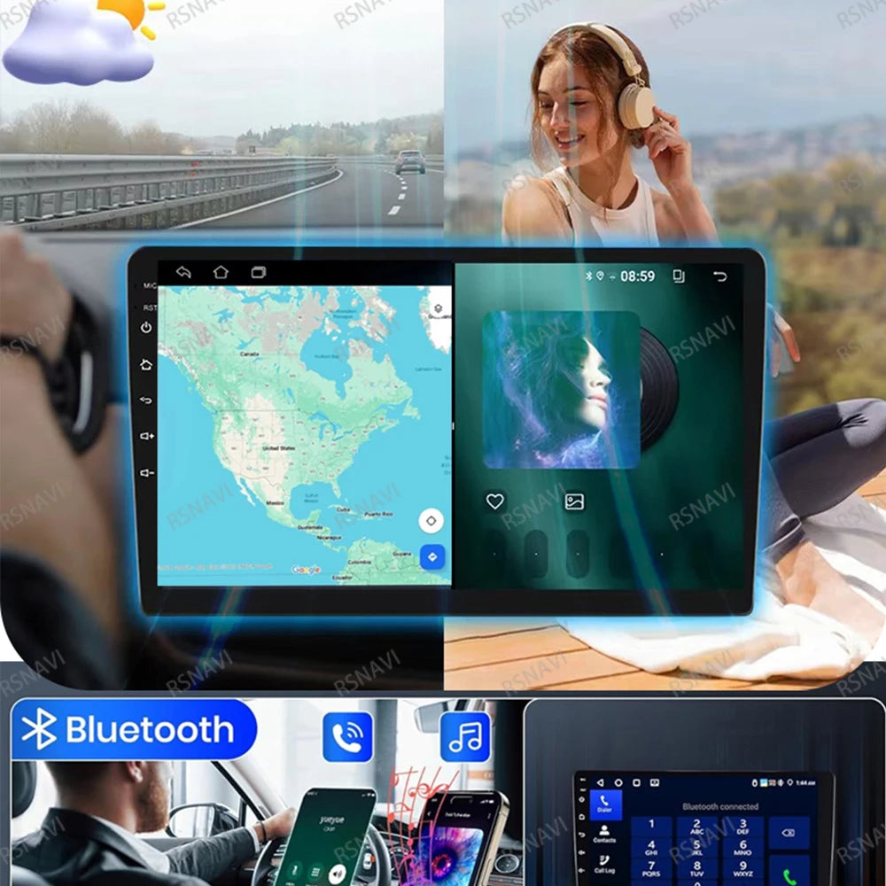 Nissan Navara D40 — Android 15, GPS, DSP