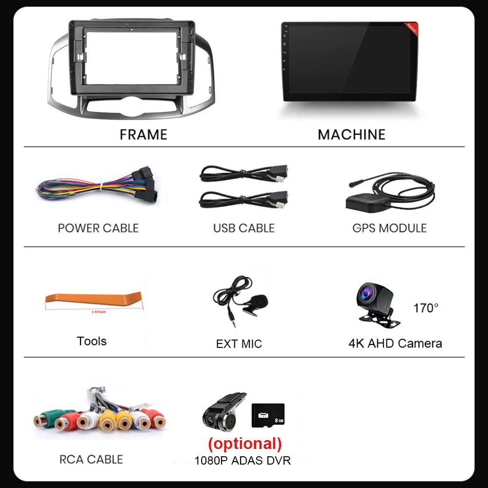 Chevrolet Captiva — Android 16, GPS, CarPlay