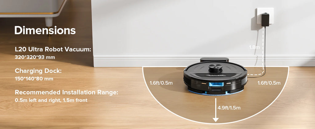 Lubluelu L20 Ultra — 6000Pa, LiDAR Navigation