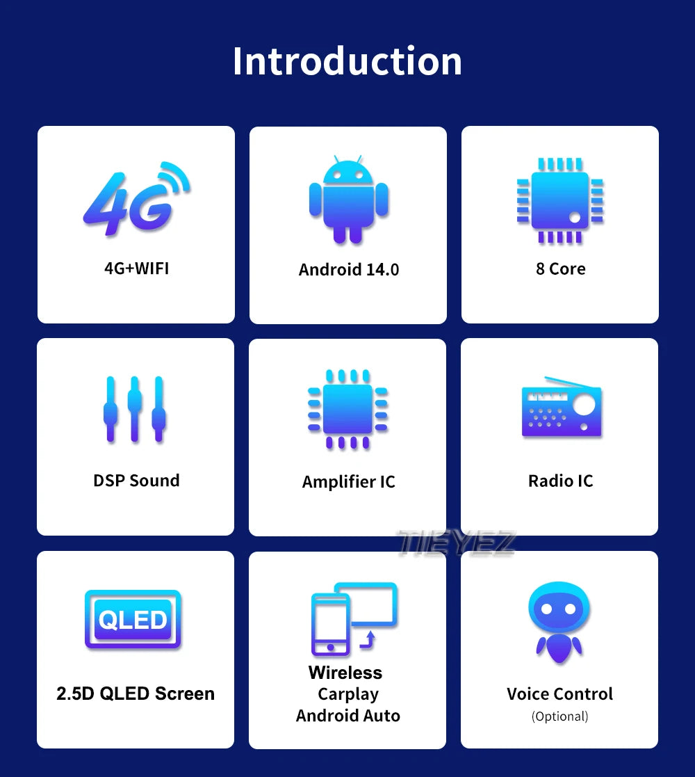 VW Polo/Jetta — Android 15, 2K QLED