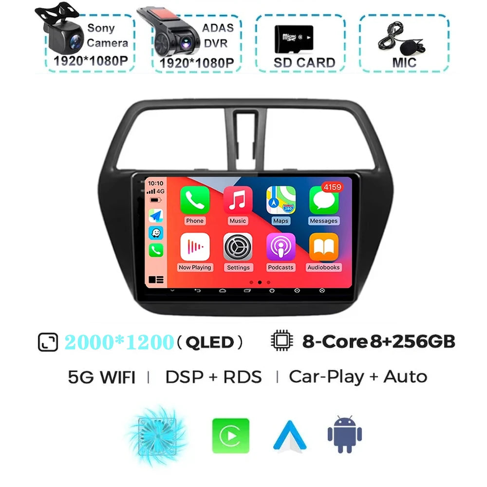 Suzuki SX4 Android 15 — Wireless CarPlay, 4G GPS
