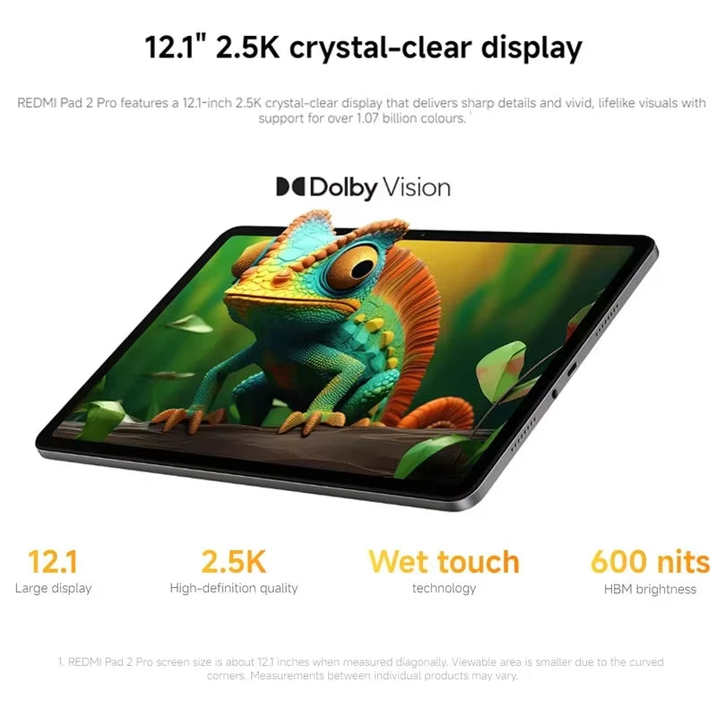 Redmi Pad 2 Pro — 12.1", 12000mAh