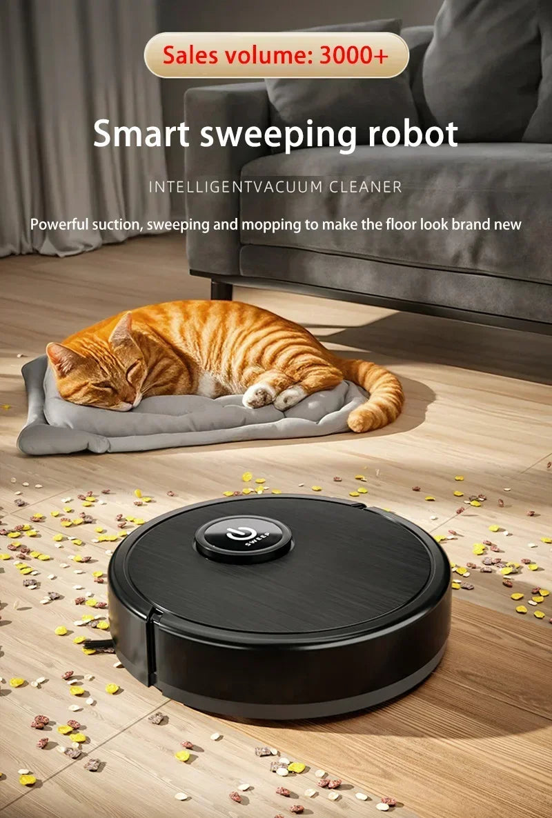 Robot Vacuum Cleaner — 6000Pa, Laser Navigation