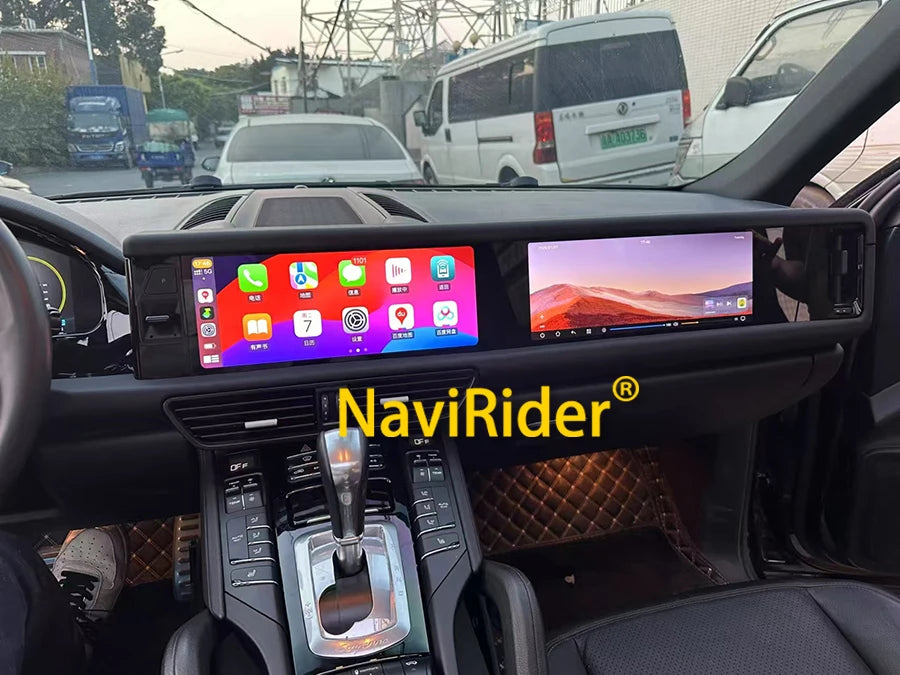 Porsche Cayenne Android 13 — Double Screen, CarPlay