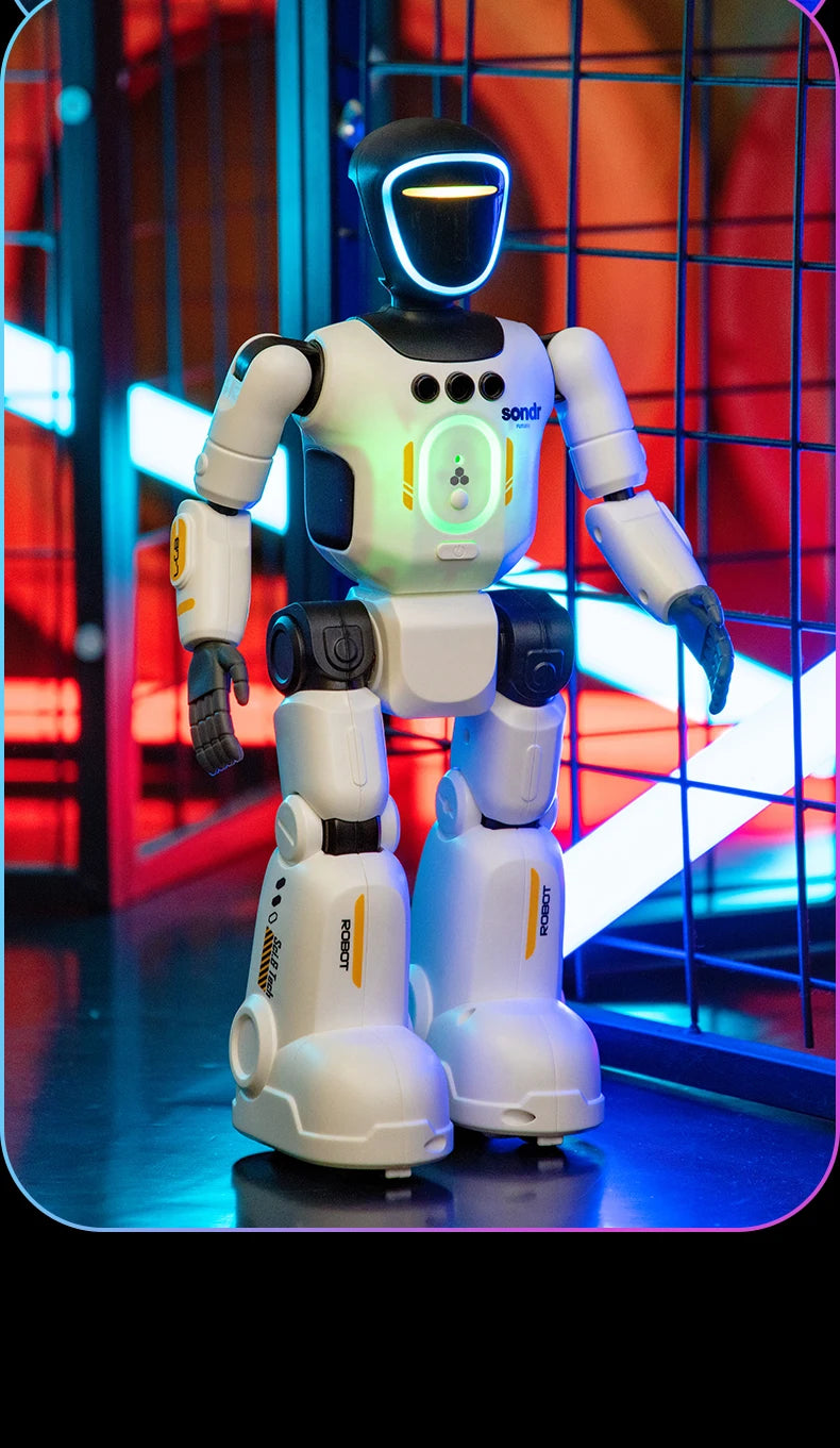 Intelligent RC Robot Programming Gesture Sensing Remote Controll Robots Smart Intelligent Dancing RC Robot Toy Gift for Kid R40