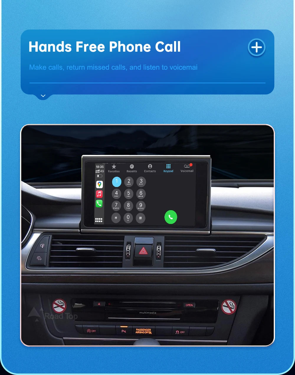 Audi A6/A7 — Wireless CarPlay, AirPlay, MirrorLink