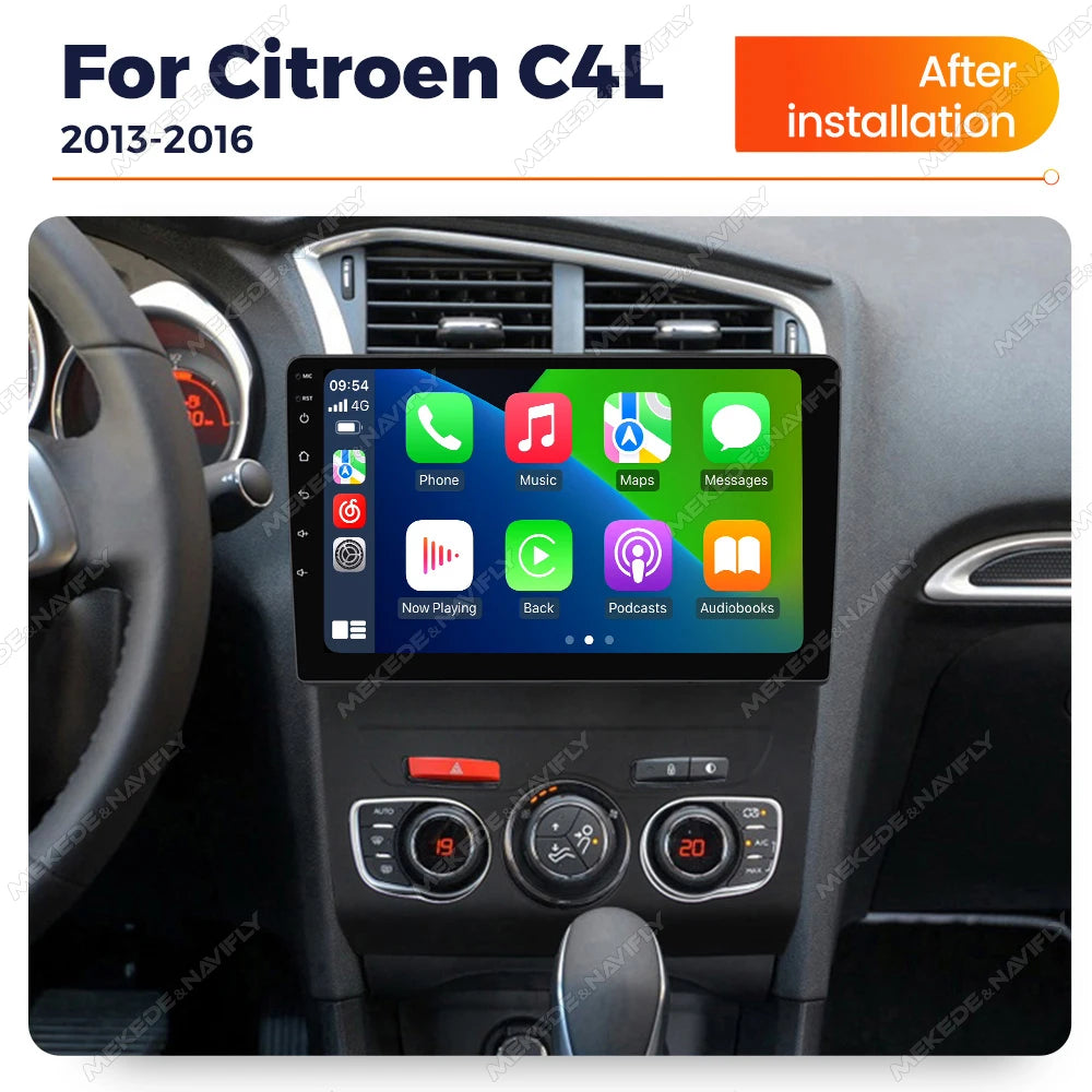 Citroen C4 Android 14 — Wireless CarPlay, Multimedia