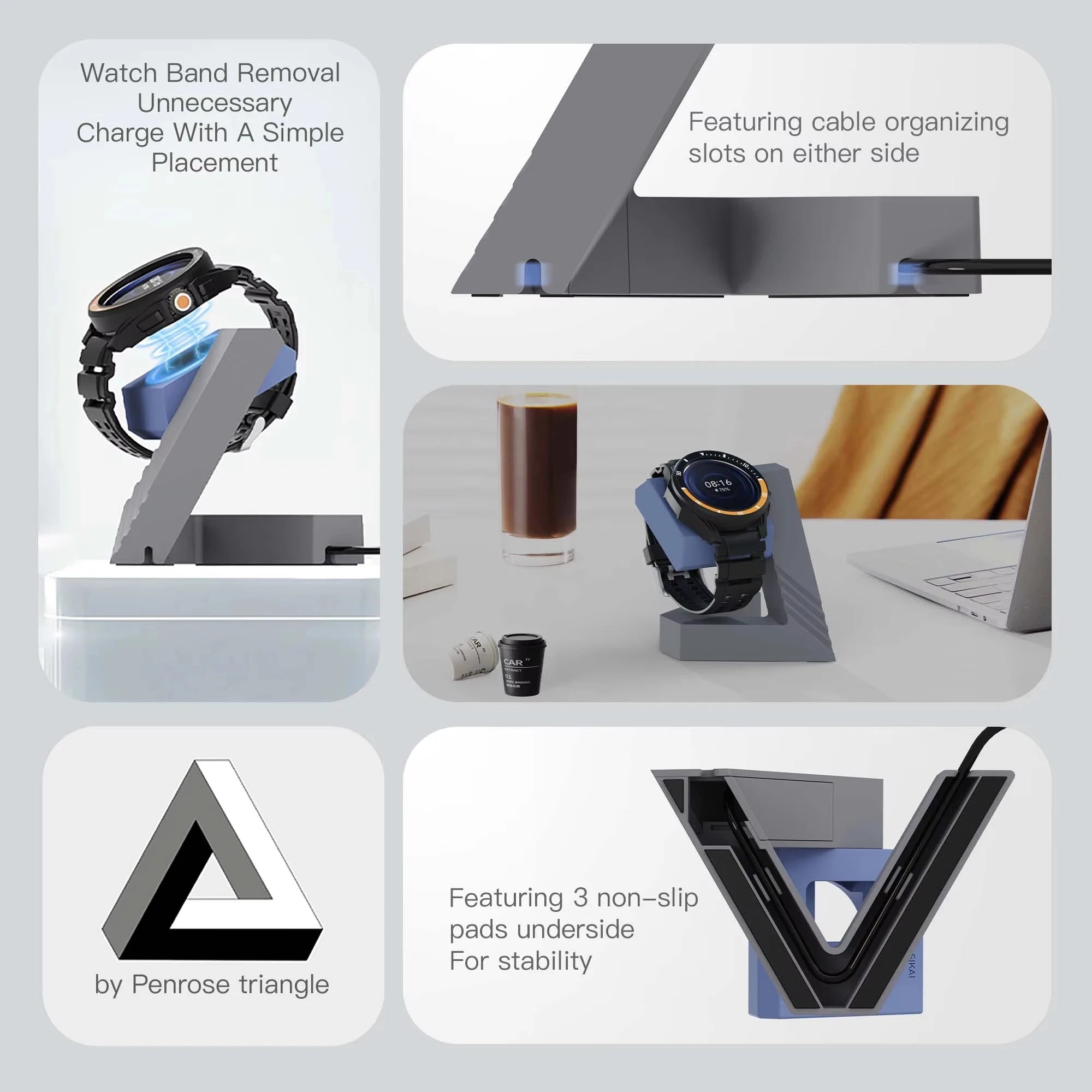 Xiaomi Watch Ladestation – Kompatibel mit S4, S3, S2, Watch 2 Pro & H1