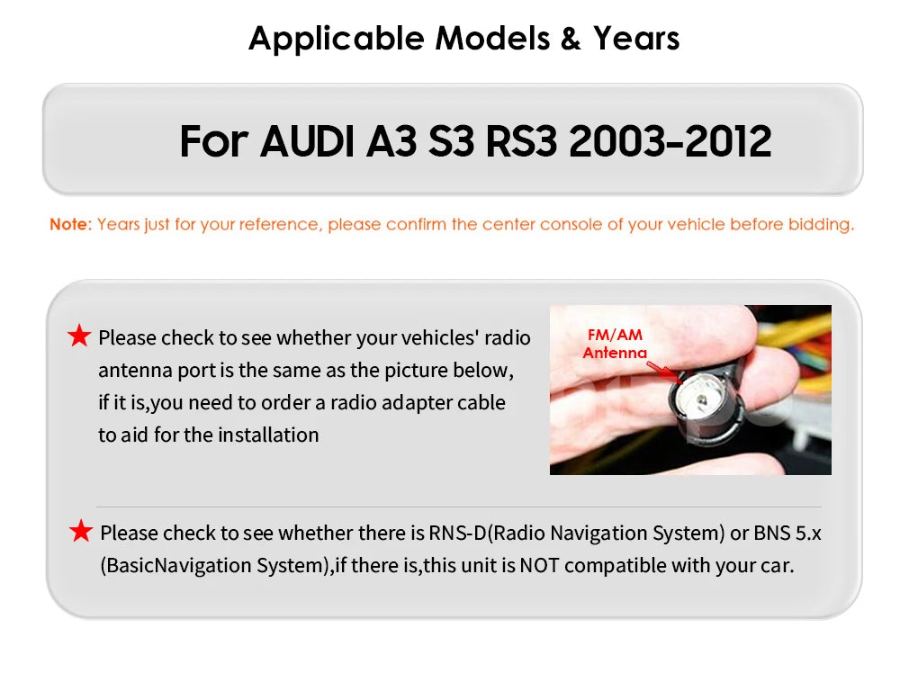 Hizpo Audi A3 — Android Auto, CarPlay, GPS
