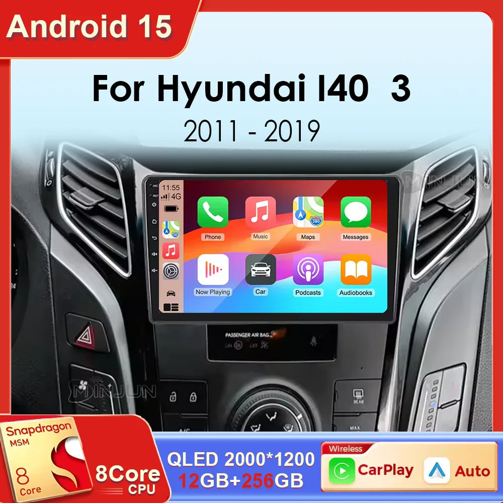 Hyundai i40 — Android 15, Wireless CarPlay