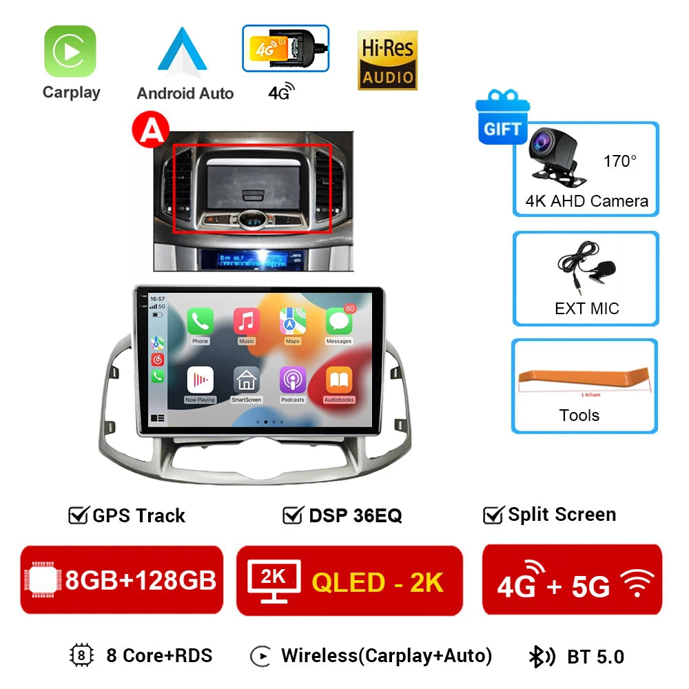 Chevrolet Captiva — Android 16, GPS, CarPlay