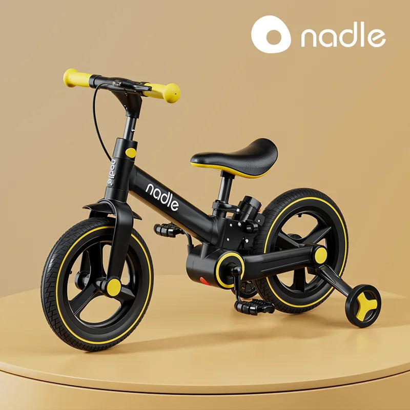 Children's bicycle balance bike 4-in-1  1-6-year-old girl boy pedal folding bike