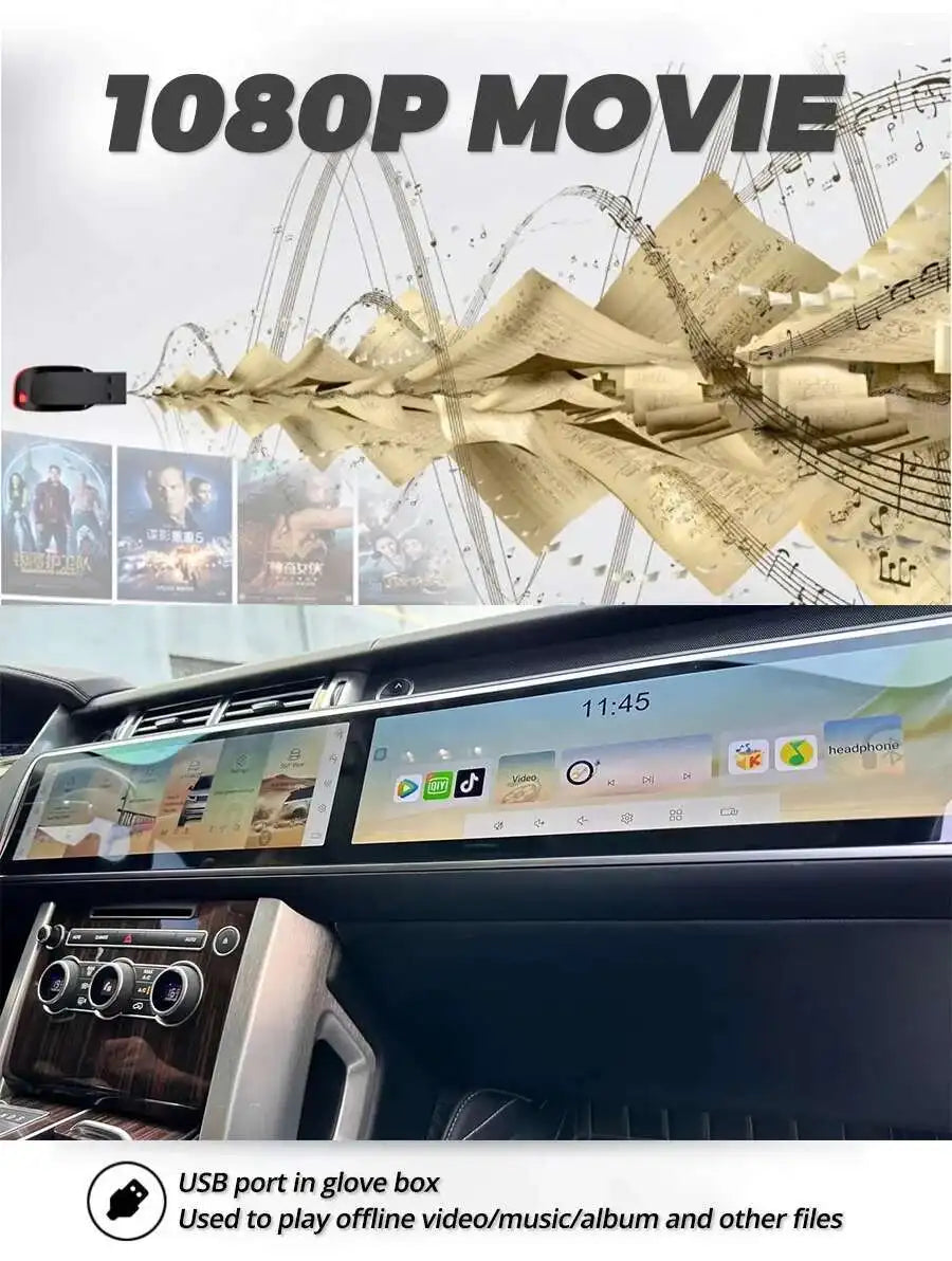 Range Rover L494 — Dual Screen, Android CarPlay