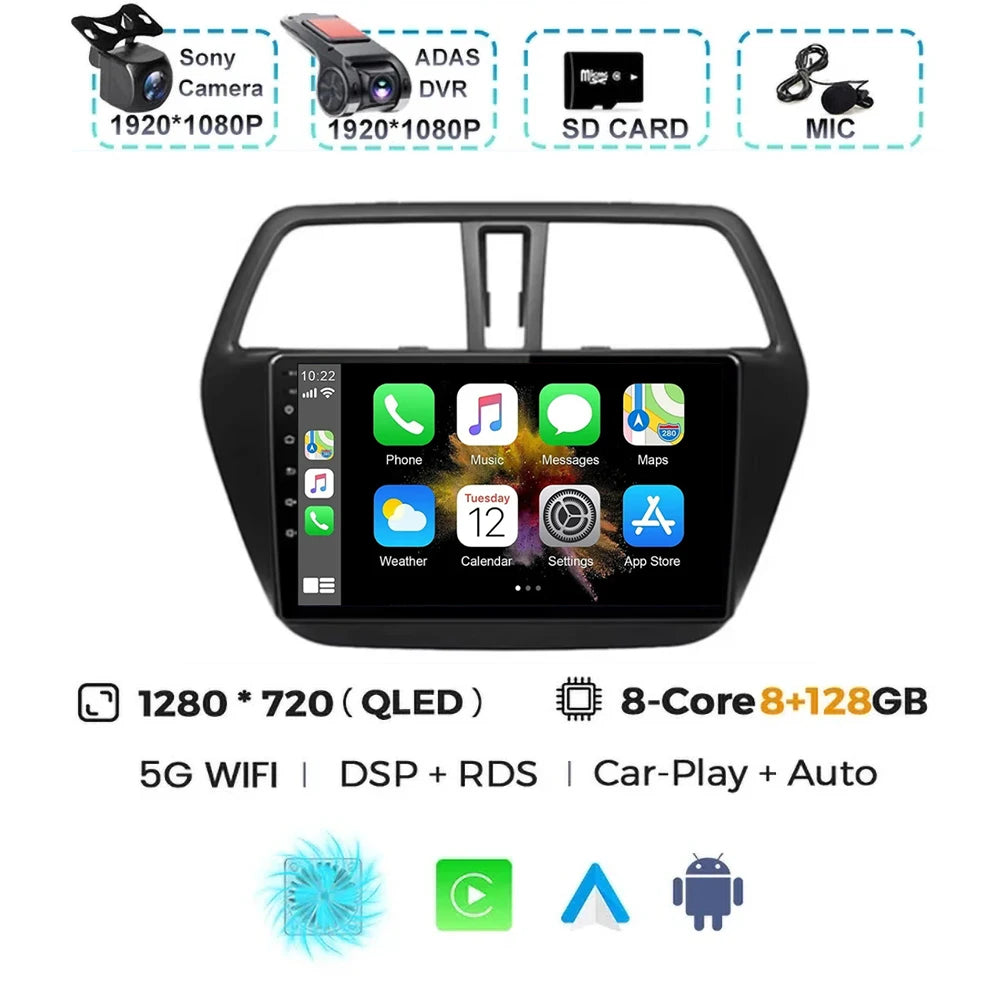 Suzuki SX4 Android 15 — Wireless CarPlay, 4G GPS