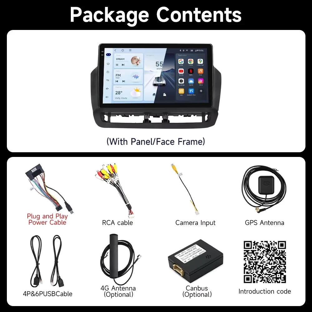 JIUYIN 9" Autoradio Android 15 für Seat Ibiza 2012-2015 Auto Multimedia Video Player WIFI BT GPS Navigation Audio Stereo Bildschirm