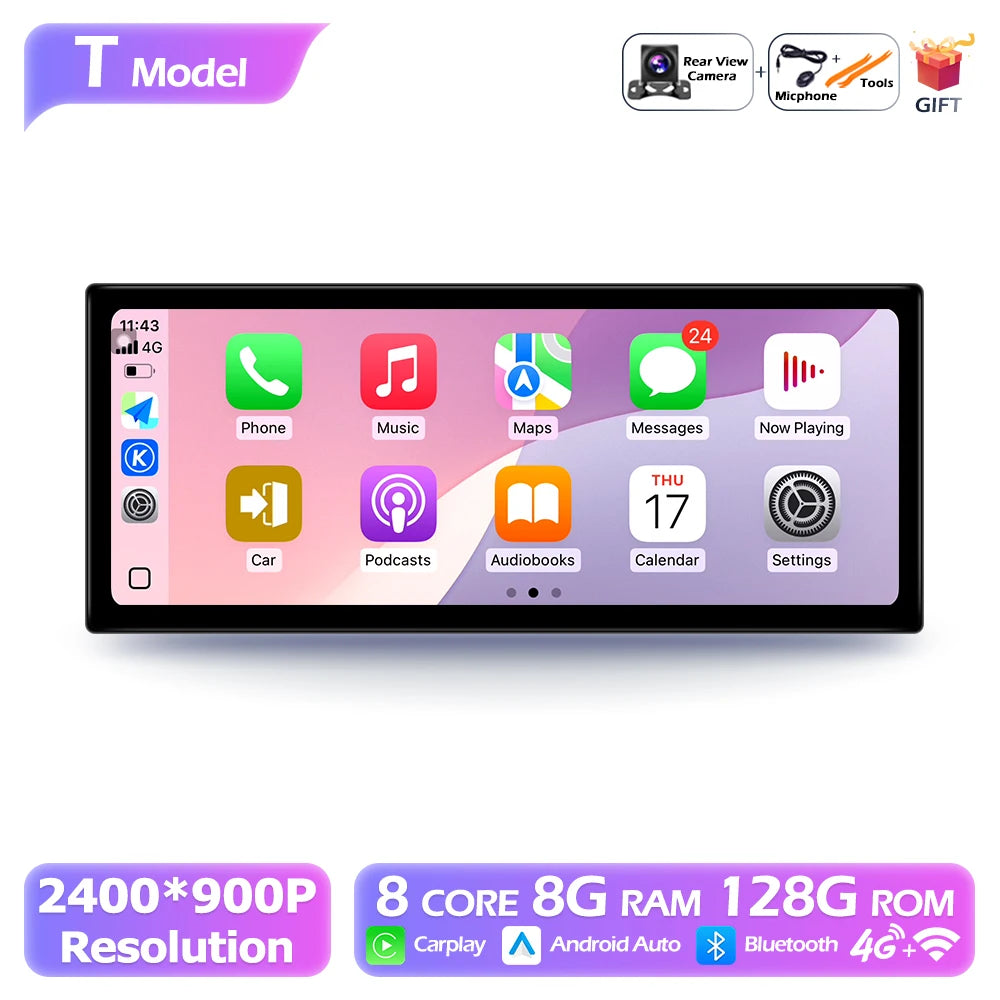 12.3" Android Radio — Mazda 3, QLED GPS