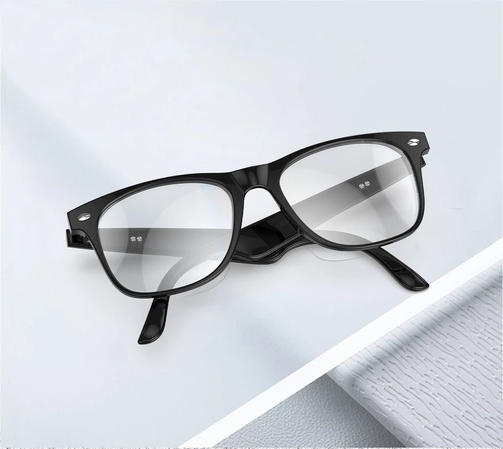 LIGE Smart Glasses – Kabelloses Bluetooth, integriertes Mikrofon, Touch-Steuerung & Übersetzung