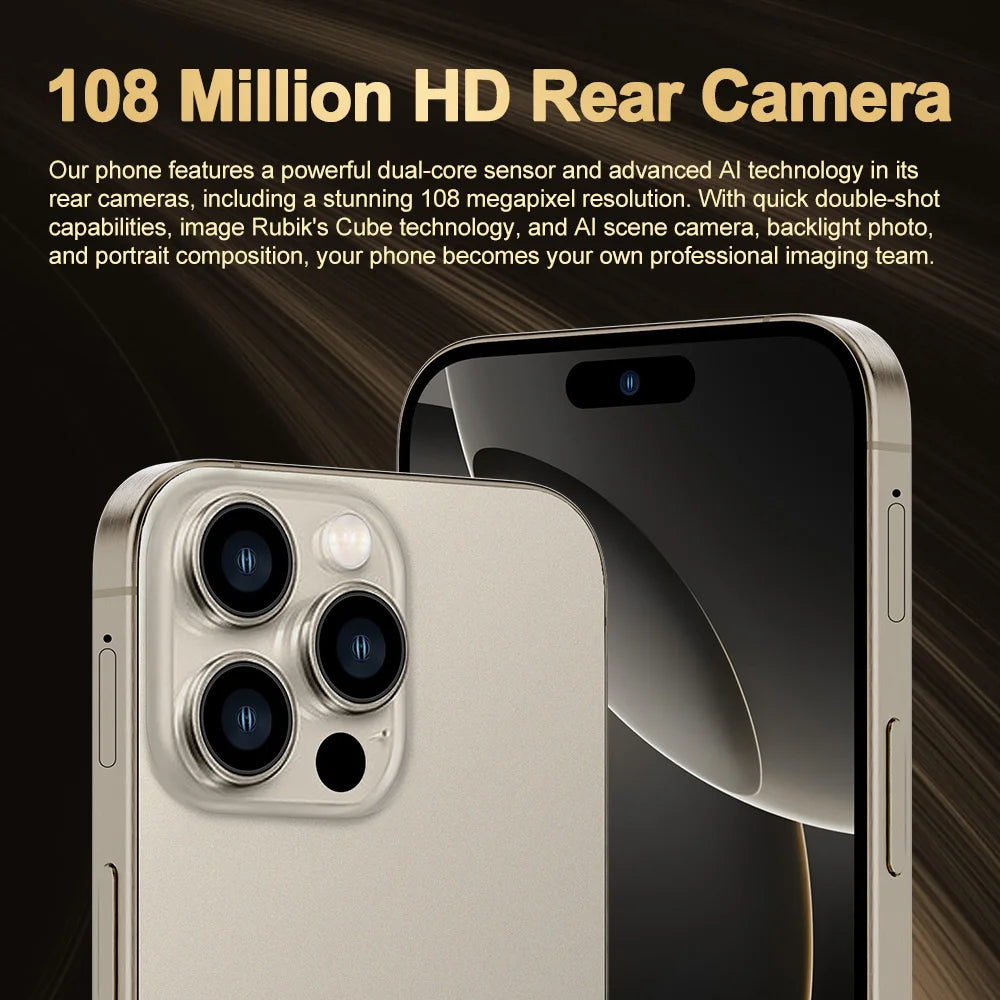 i16 Pro Max Display — AMOLED, Touch Screen