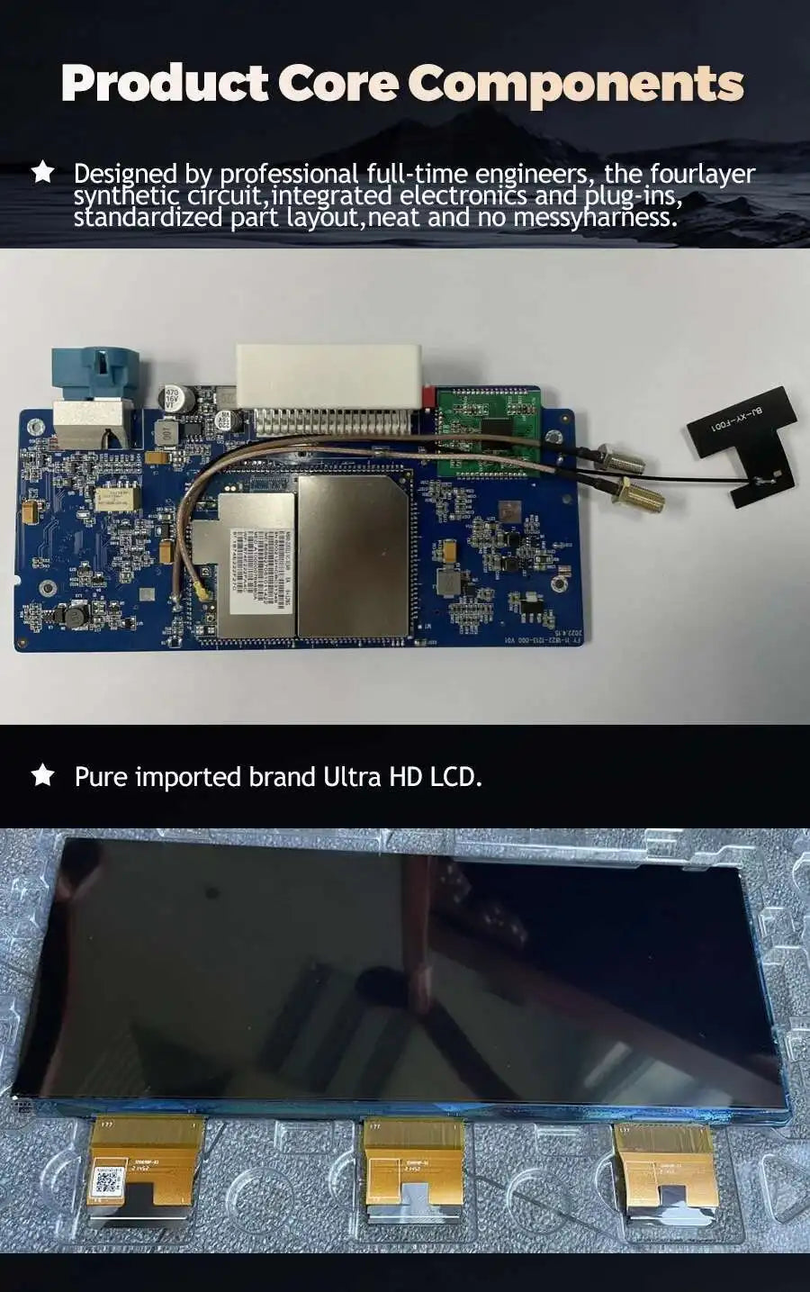 Audi A4/A5 12.3" — Android 13, QLED, CarPlay