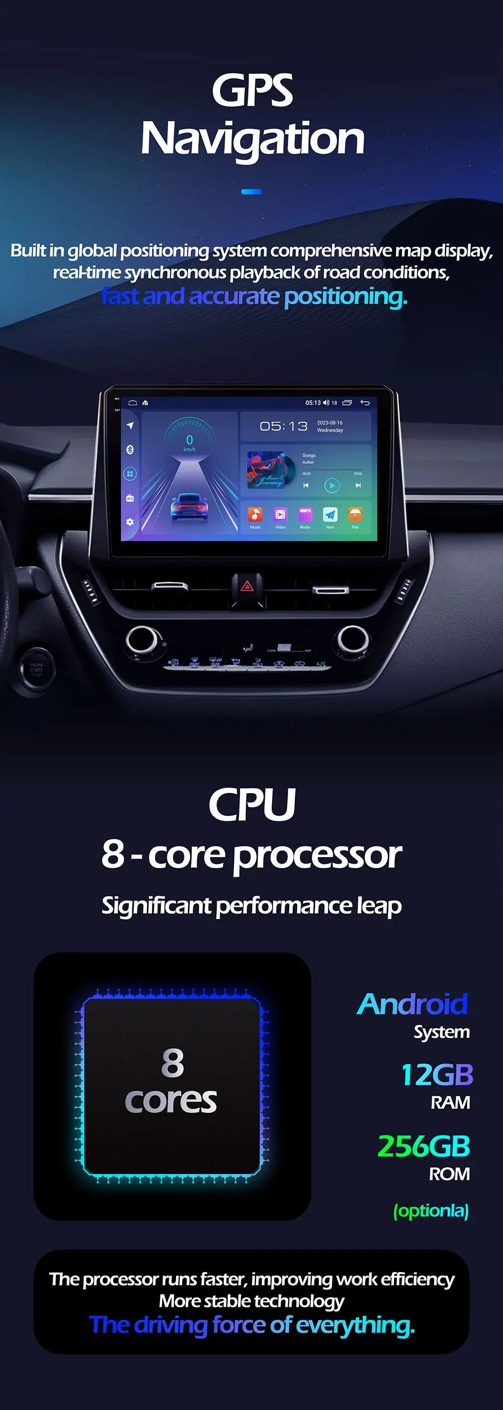 Peugeot 2008/208 — Android 16, CarPlay, GPS
