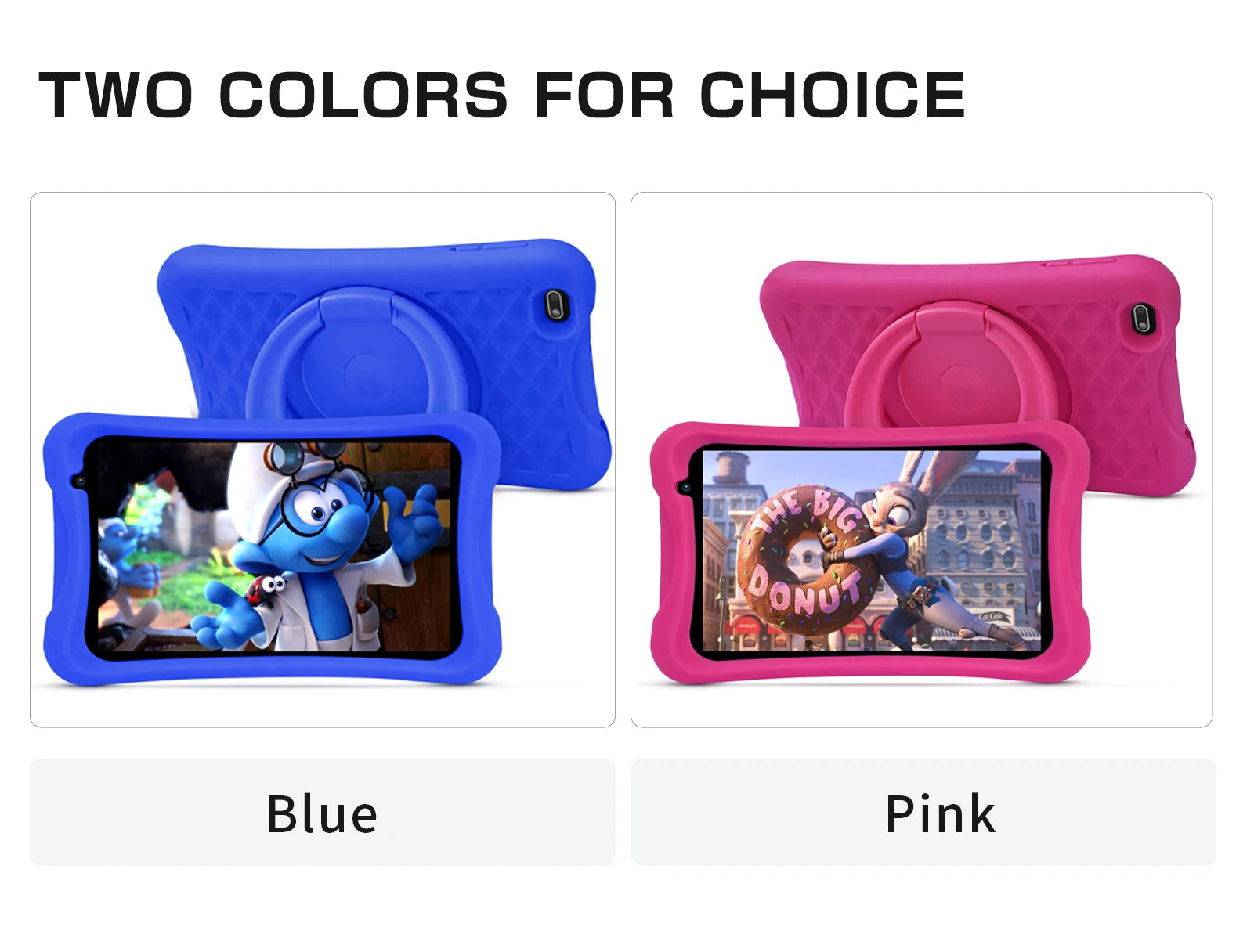 PRITOM Kids Tablet — 64GB, Dual Camera