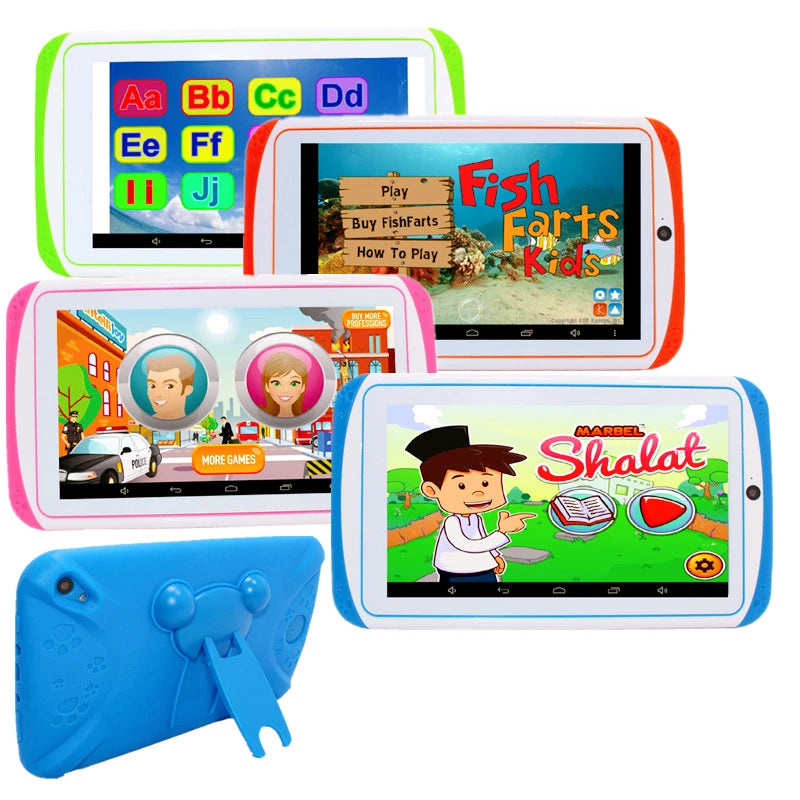 7" Kids Tablet — Dual Camera, Free Case