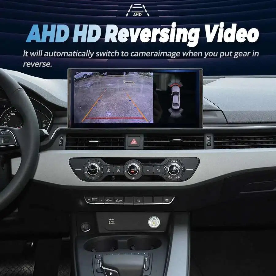 Audi A4/A5 12.3" — Android 13, QLED, CarPlay