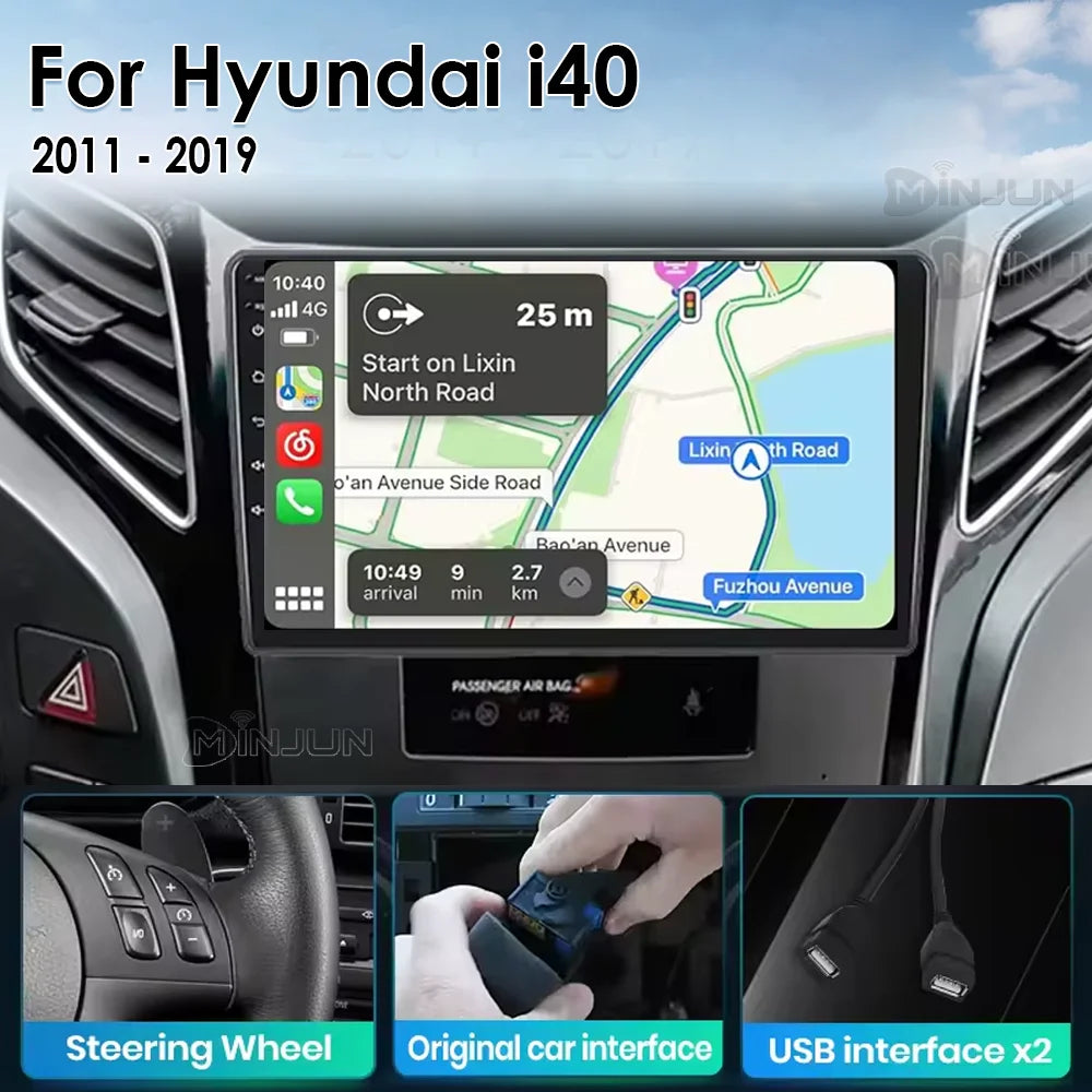 Hyundai i40 — Android 15, Wireless CarPlay